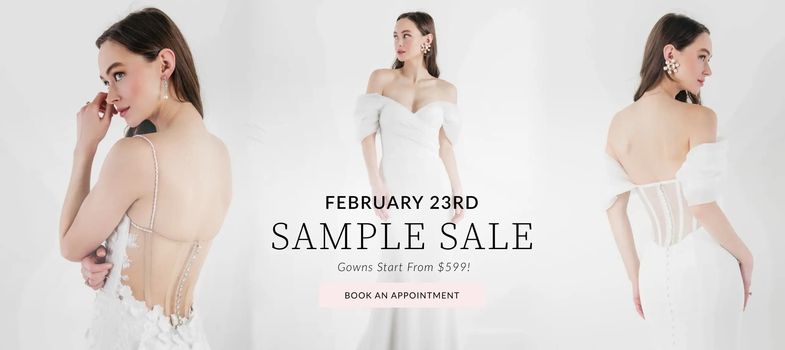 Sample Sale at The Pointsett Bride Desktop